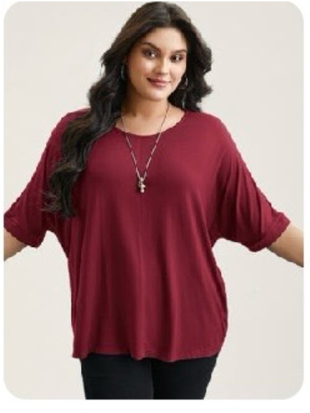 BloomChic Supersoft Round Neck T-Shirt - Scarlet